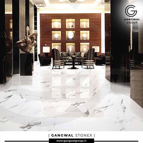 Statuario Marble In Hallway